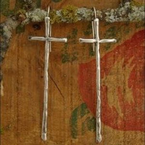 Visible Faith Jewelry: cross earrings